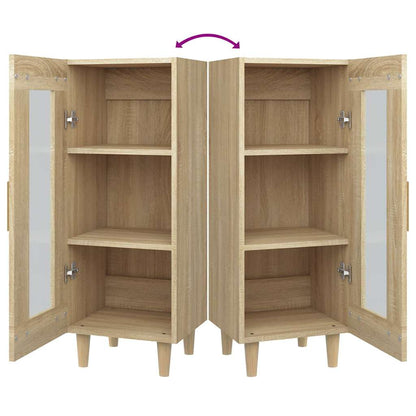 Sideboard Sonoma-Eiche 34,5x34x90 cm Holzwerkstoff