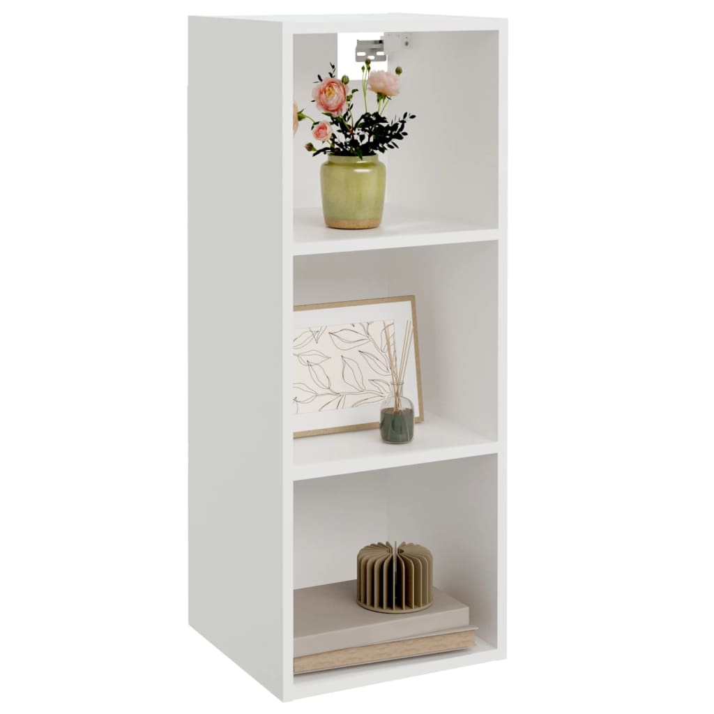 Wandschrank Weiß 34,5x32,5x90 cm Holzwerkstoff