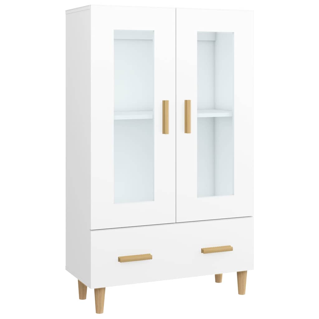 Highboard Weiß 70x31x115 cm Holzwerkstoff