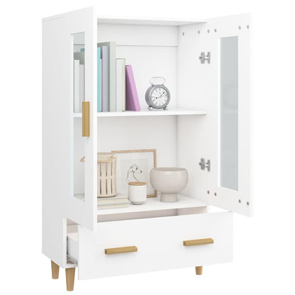 Highboard Weiß 70x31x115 cm Holzwerkstoff