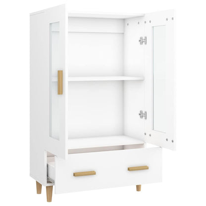 Highboard Weiß 70x31x115 cm Holzwerkstoff