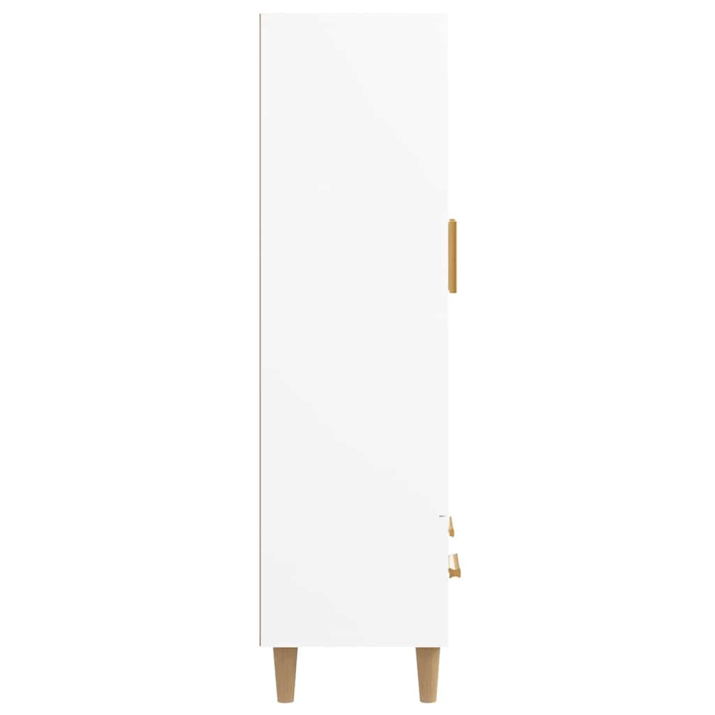 Highboard Weiß 70x31x115 cm Holzwerkstoff