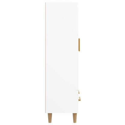 Highboard Weiß 70x31x115 cm Holzwerkstoff