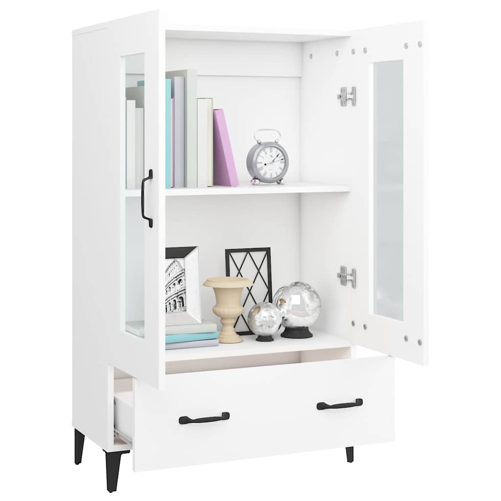 Highboard Weiß 70x31x115 cm Holzwerkstoff