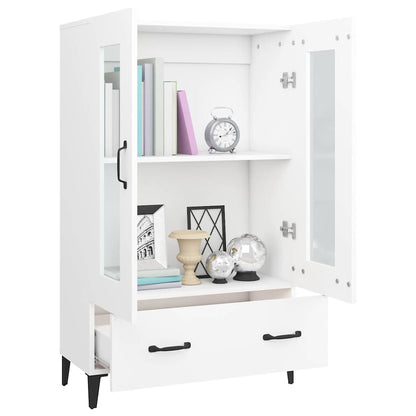 Highboard Weiß 70x31x115 cm Holzwerkstoff