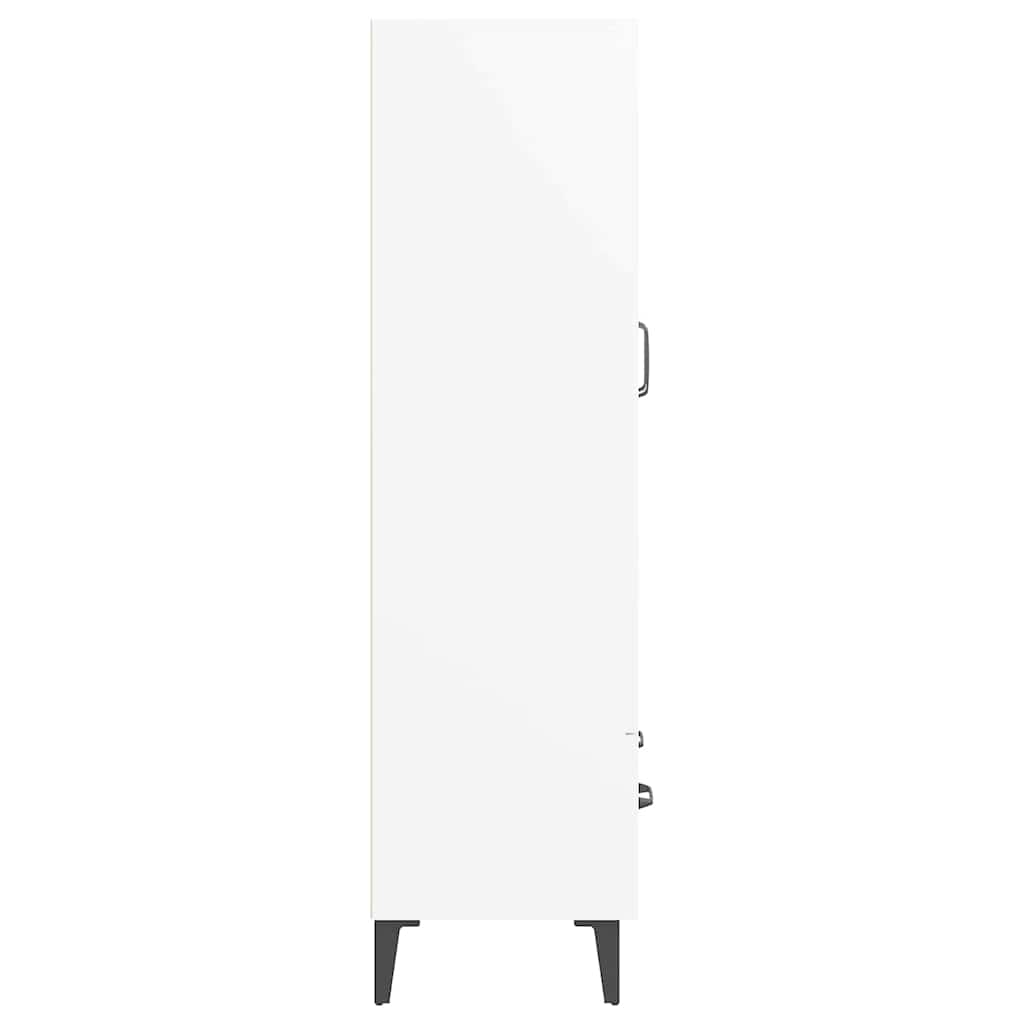 Highboard Weiß 70x31x115 cm Holzwerkstoff