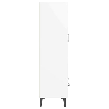 Highboard Weiß 70x31x115 cm Holzwerkstoff