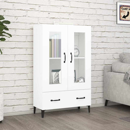 Highboard Weiß 70x31x115 cm Holzwerkstoff