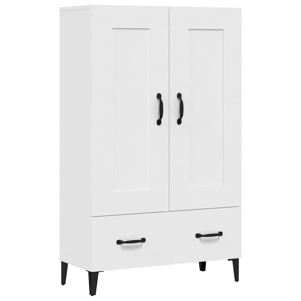 Highboard Weiß 70x31x115 cm Holzwerkstoff