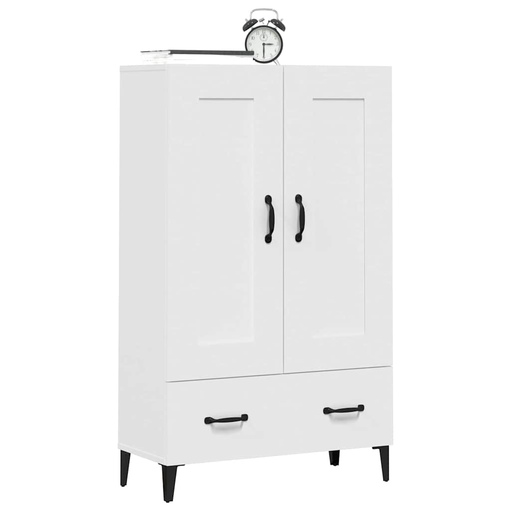 Highboard Weiß 70x31x115 cm Holzwerkstoff