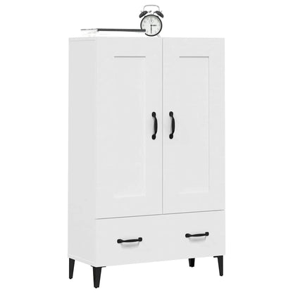 Highboard Weiß 70x31x115 cm Holzwerkstoff