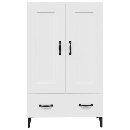 Highboard Weiß 70x31x115 cm Holzwerkstoff