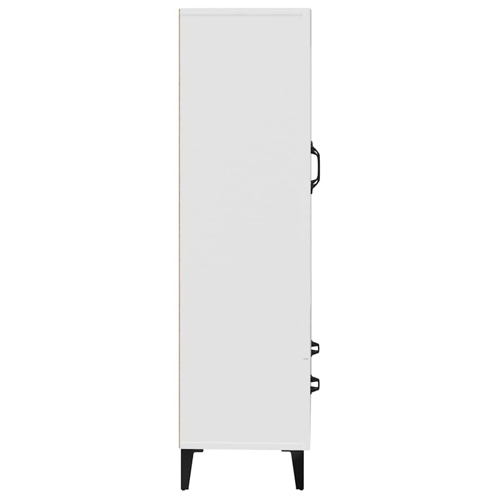 Highboard Weiß 70x31x115 cm Holzwerkstoff