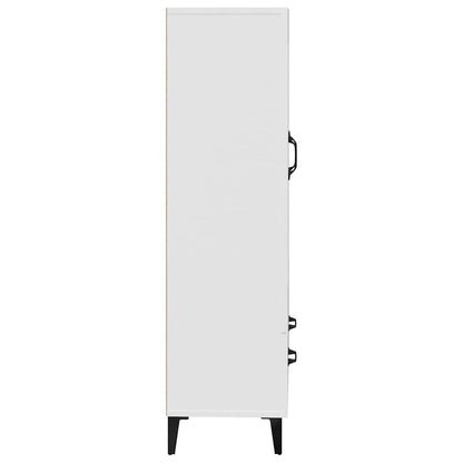 Highboard Weiß 70x31x115 cm Holzwerkstoff