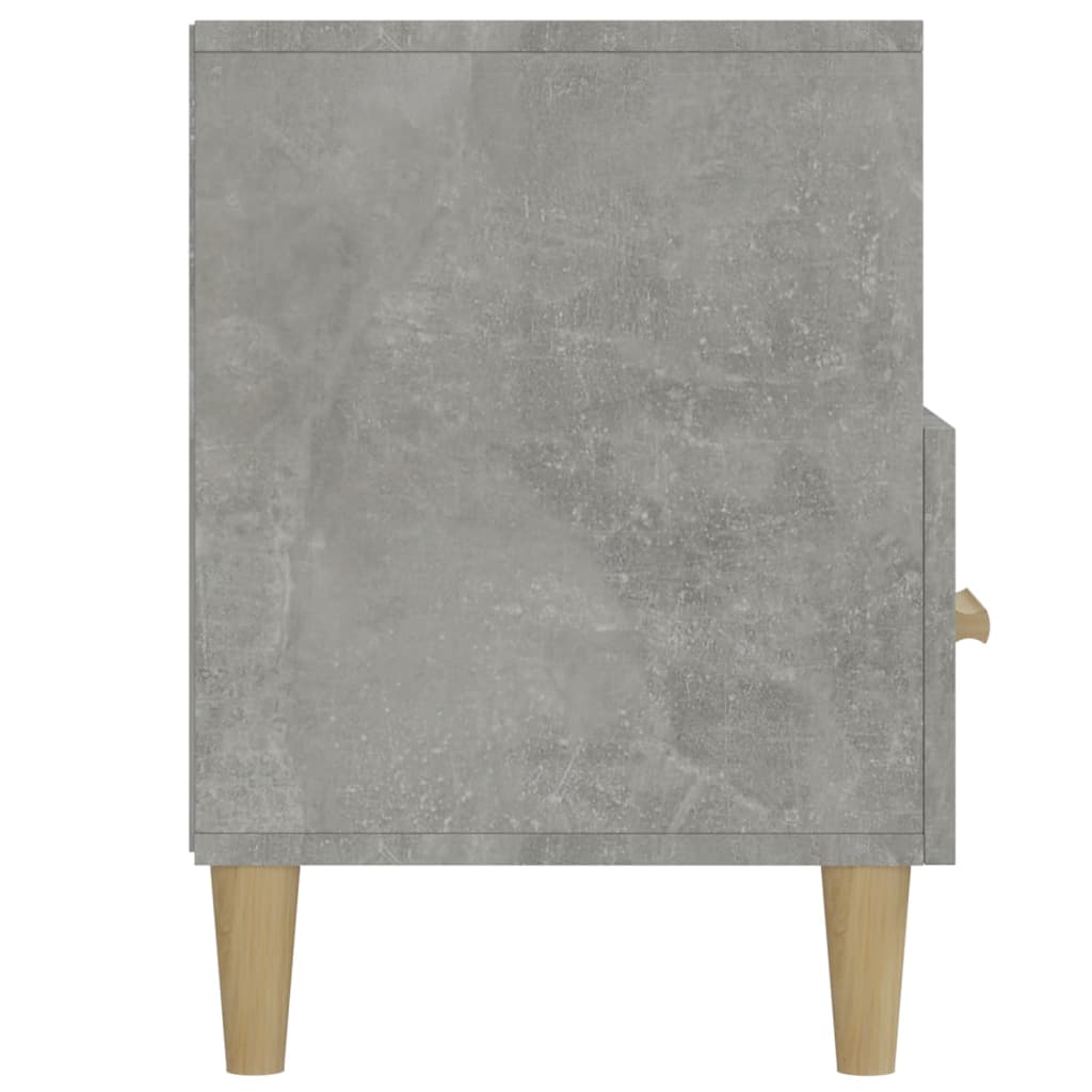 Meuble TV gris béton 102x36x50 cm en bois