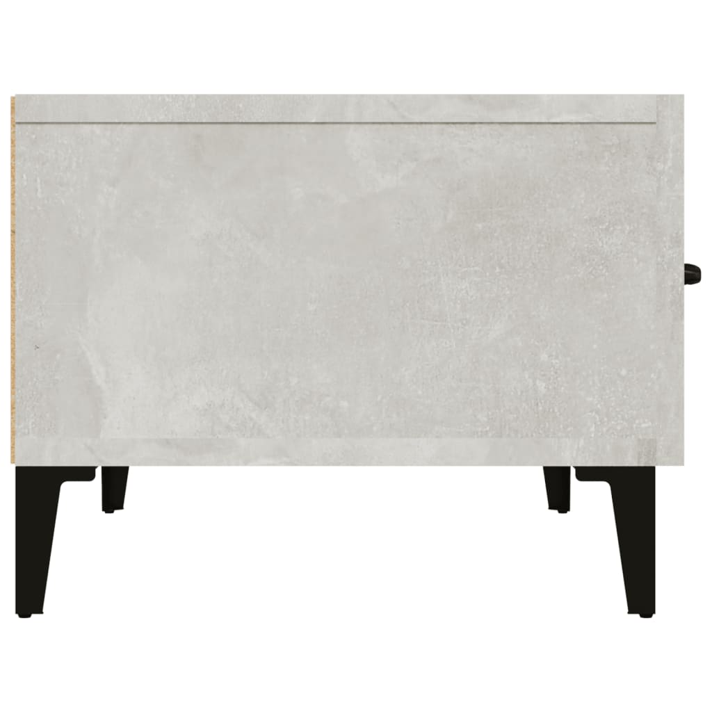 Meuble TV gris béton 150x34,5x30 cm en bois