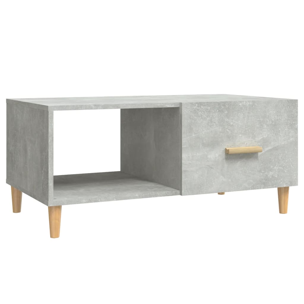 Couchtisch Betongrau 89,5x50x40 cm Holzwerkstoff
