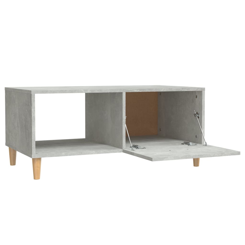 Couchtisch Betongrau 89,5x50x40 cm Holzwerkstoff