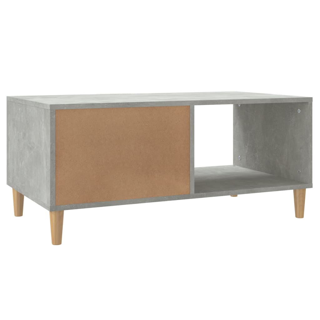 Couchtisch Betongrau 89,5x50x40 cm Holzwerkstoff