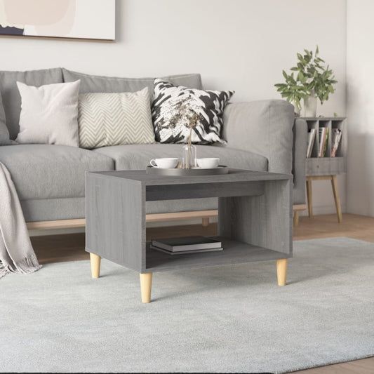 Couchtisch Betongrau 60x50x40 cm Holzwerkstoff