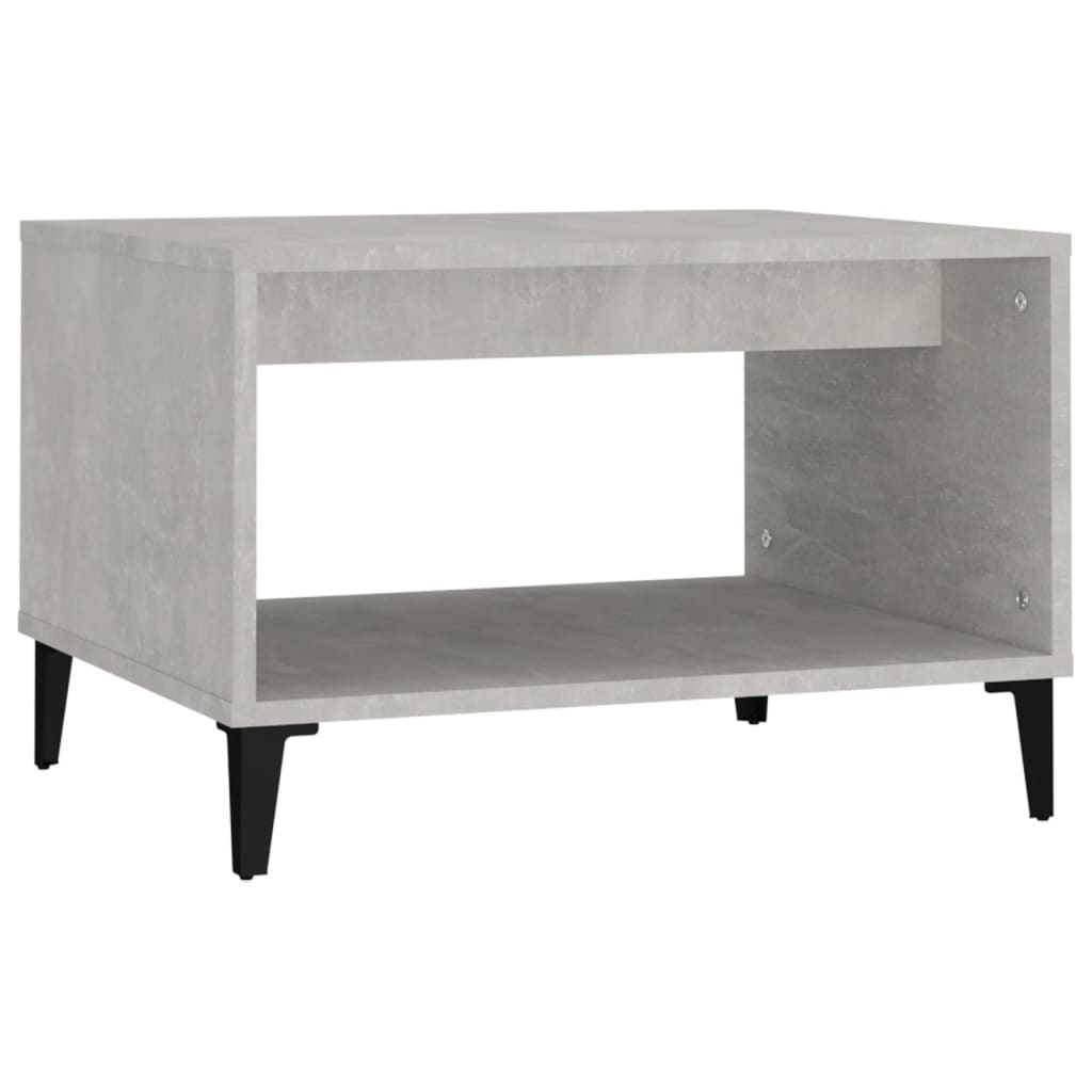 Couchtisch Betongrau 60x50x40 cm Holzwerkstoff