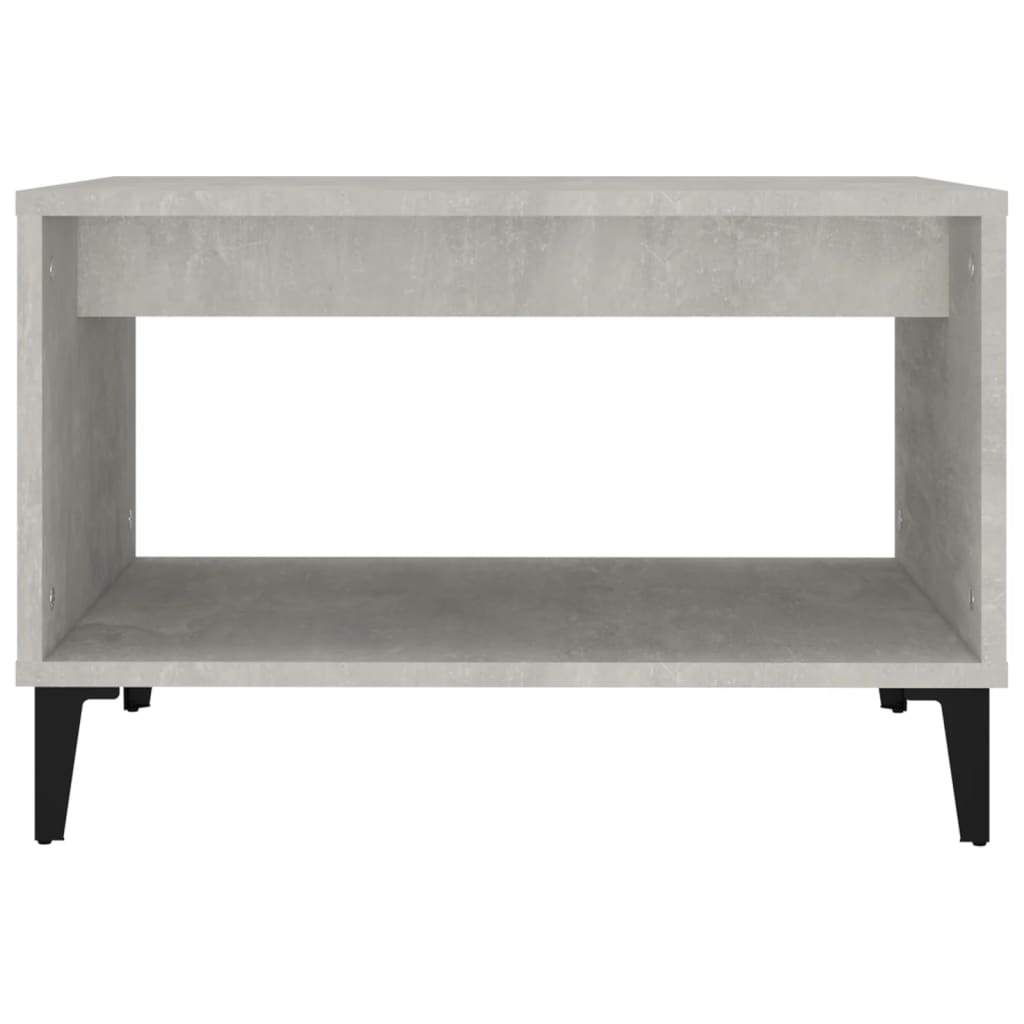 Couchtisch Betongrau 60x50x40 cm Holzwerkstoff