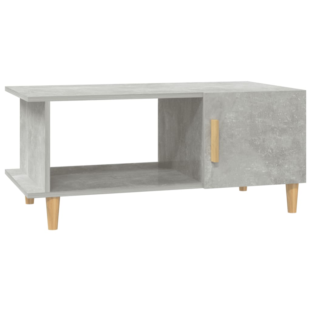 Couchtisch Betongrau 90x50x40 cm Holzwerkstoff