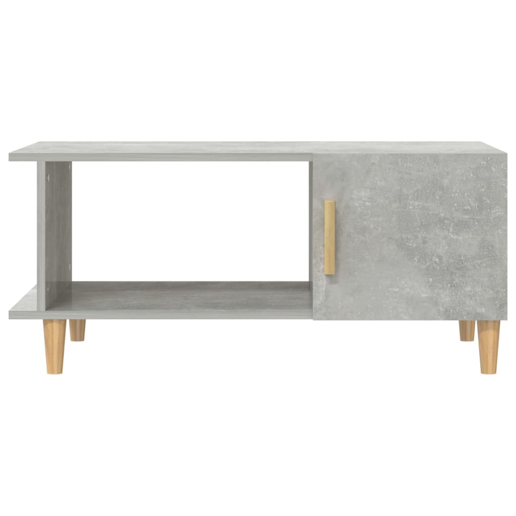 Couchtisch Betongrau 90x50x40 cm Holzwerkstoff
