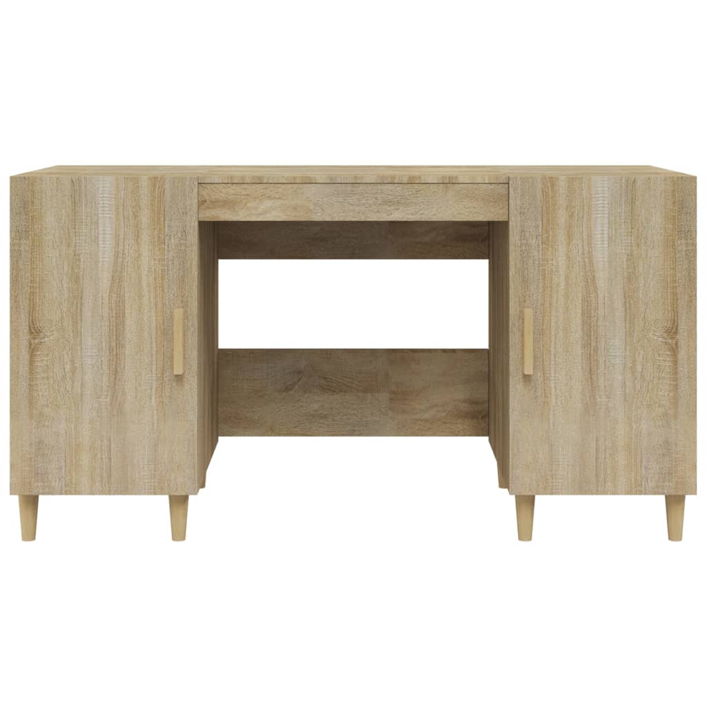 Bureau chêne Sonoma 140x50x75 cm matière bois