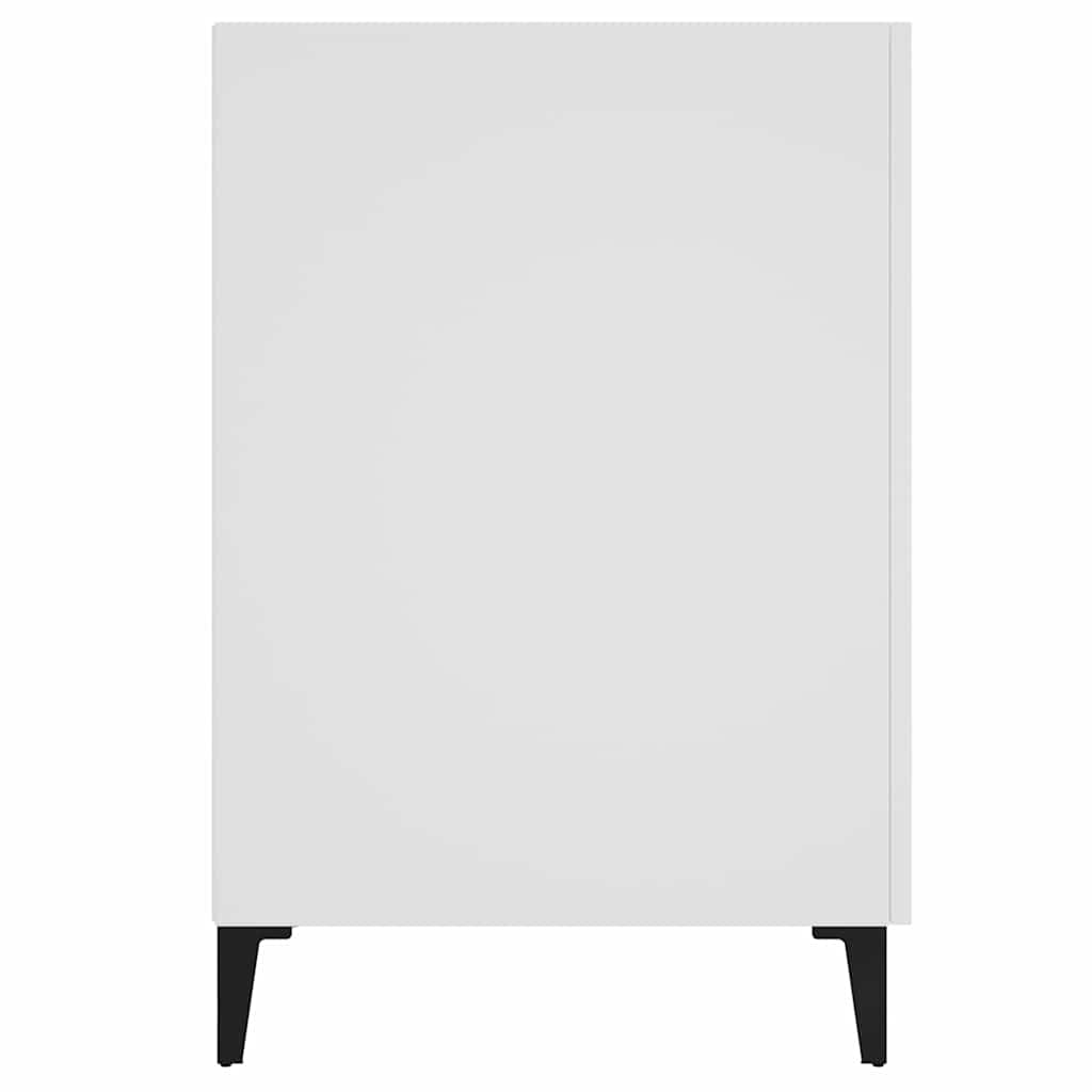 Schreibtisch Weiß 140x50x75 cm Holzwerkstoff