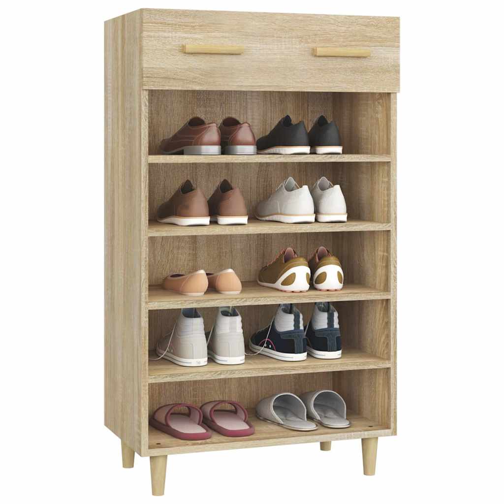 Schuhschrank Sonoma-Eiche 60x35x105 cm Holzwerkstoff
