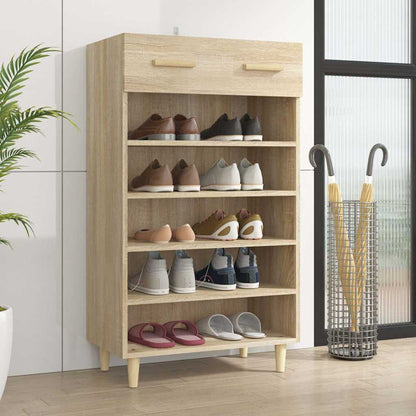 Schuhschrank Sonoma-Eiche 60x35x105 cm Holzwerkstoff