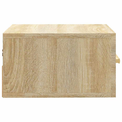 Wand-Nachttische 2 Stk. Sonoma-Eiche 35x35x20 cm