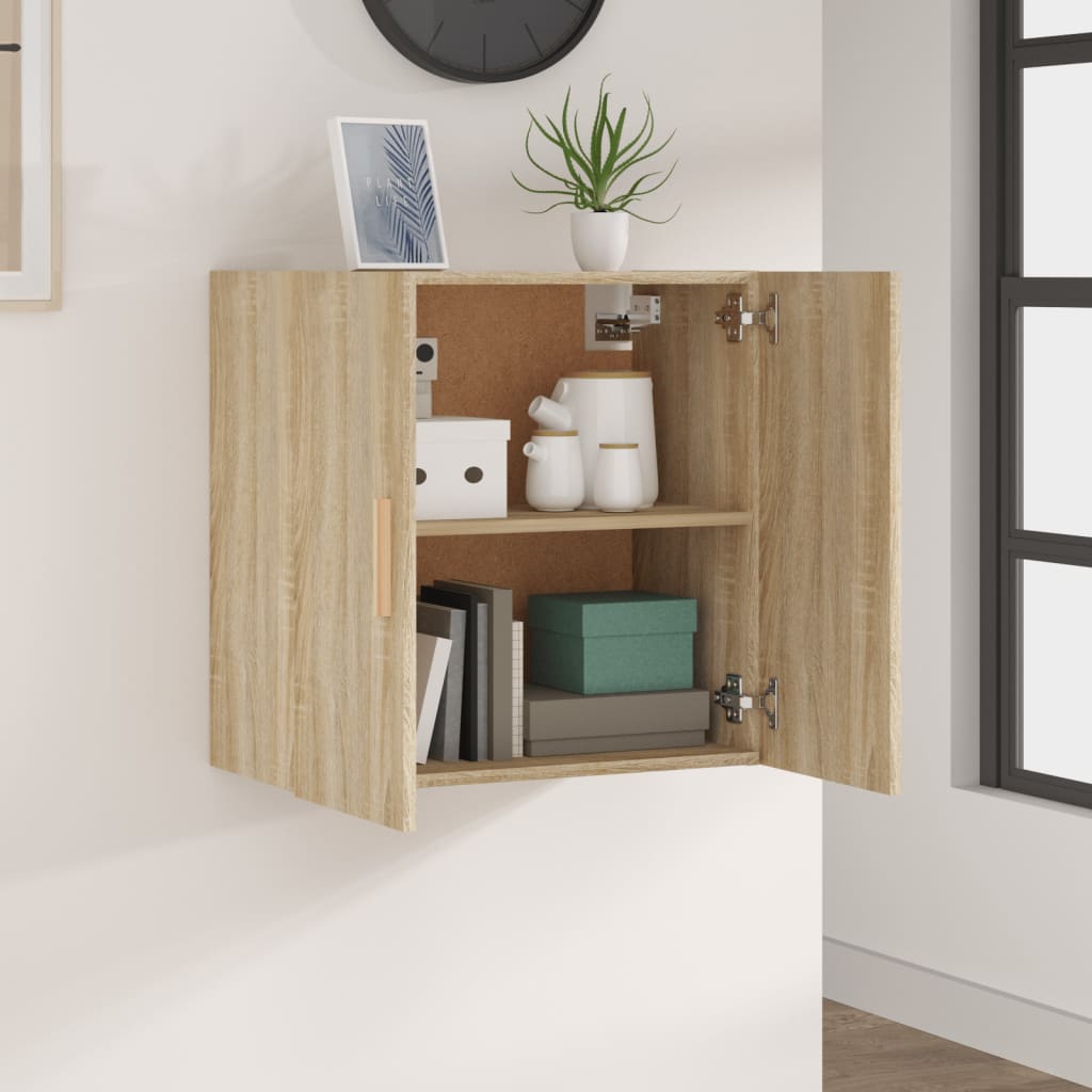 Armoire murale chêne Sonoma 60x30x60 cm matériau bois