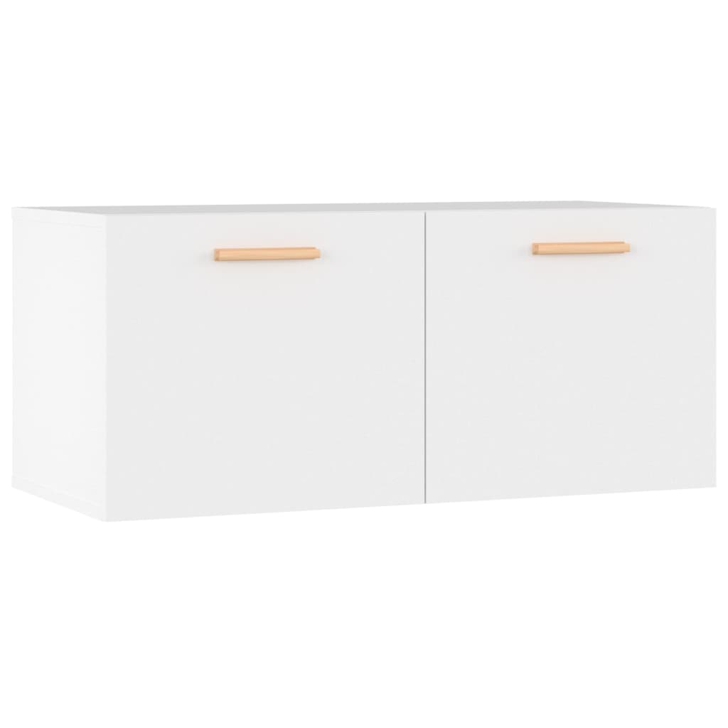 Wandschrank Weiß 80x35x36,5 cm Holzwerkstoff