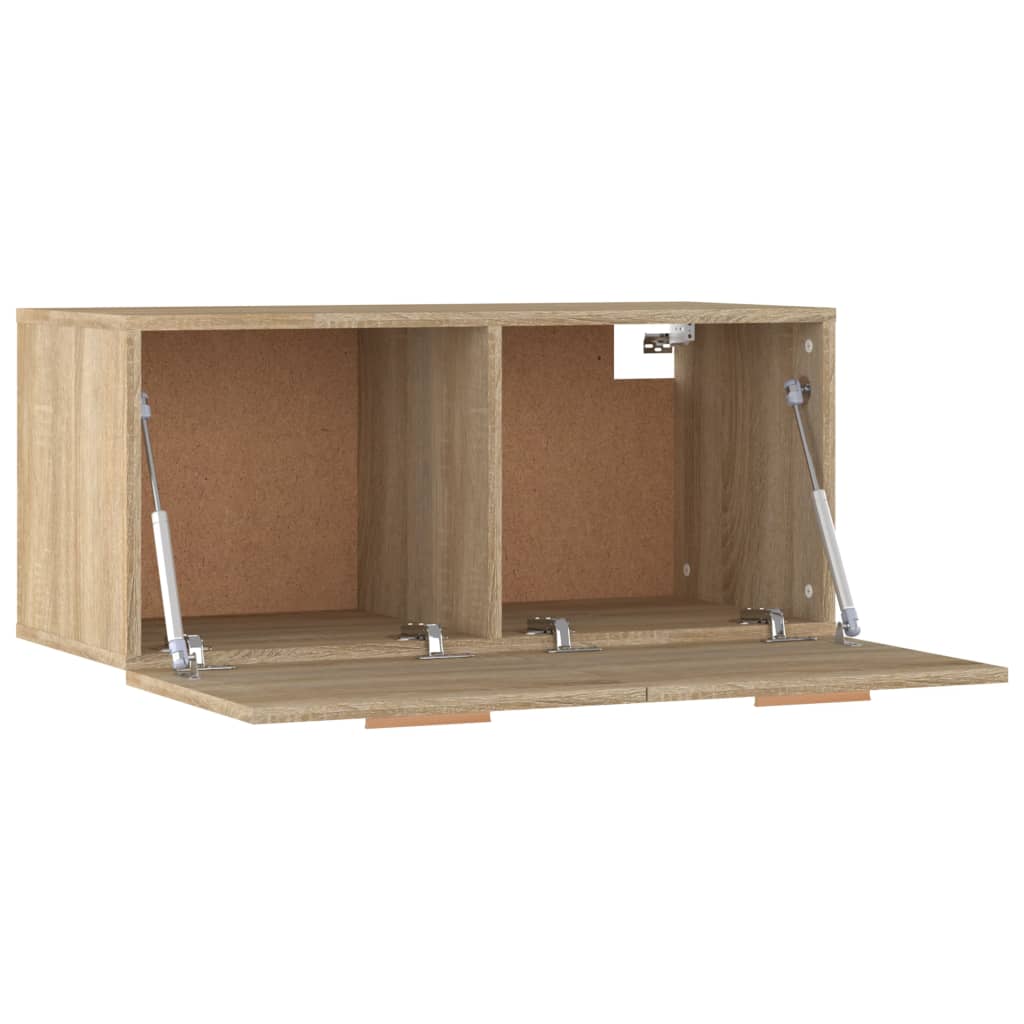 Wandschrank Sonoma-Eiche 80x35x36,5 cm Holzwerkstoff