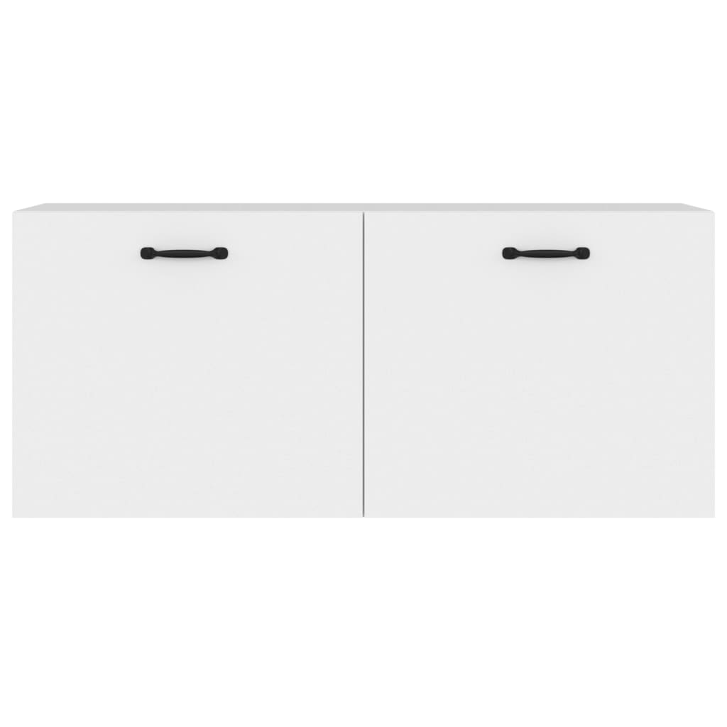 Wandschrank Weiß 80x35x36,5 cm Holzwerkstoff