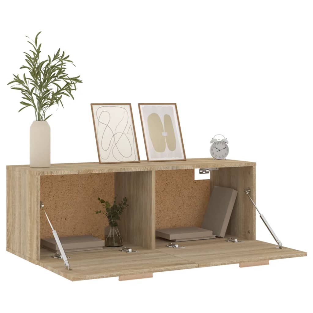 Wandschrank Sonoma-Eiche 100x36,5x35 cm Holzwerkstoff