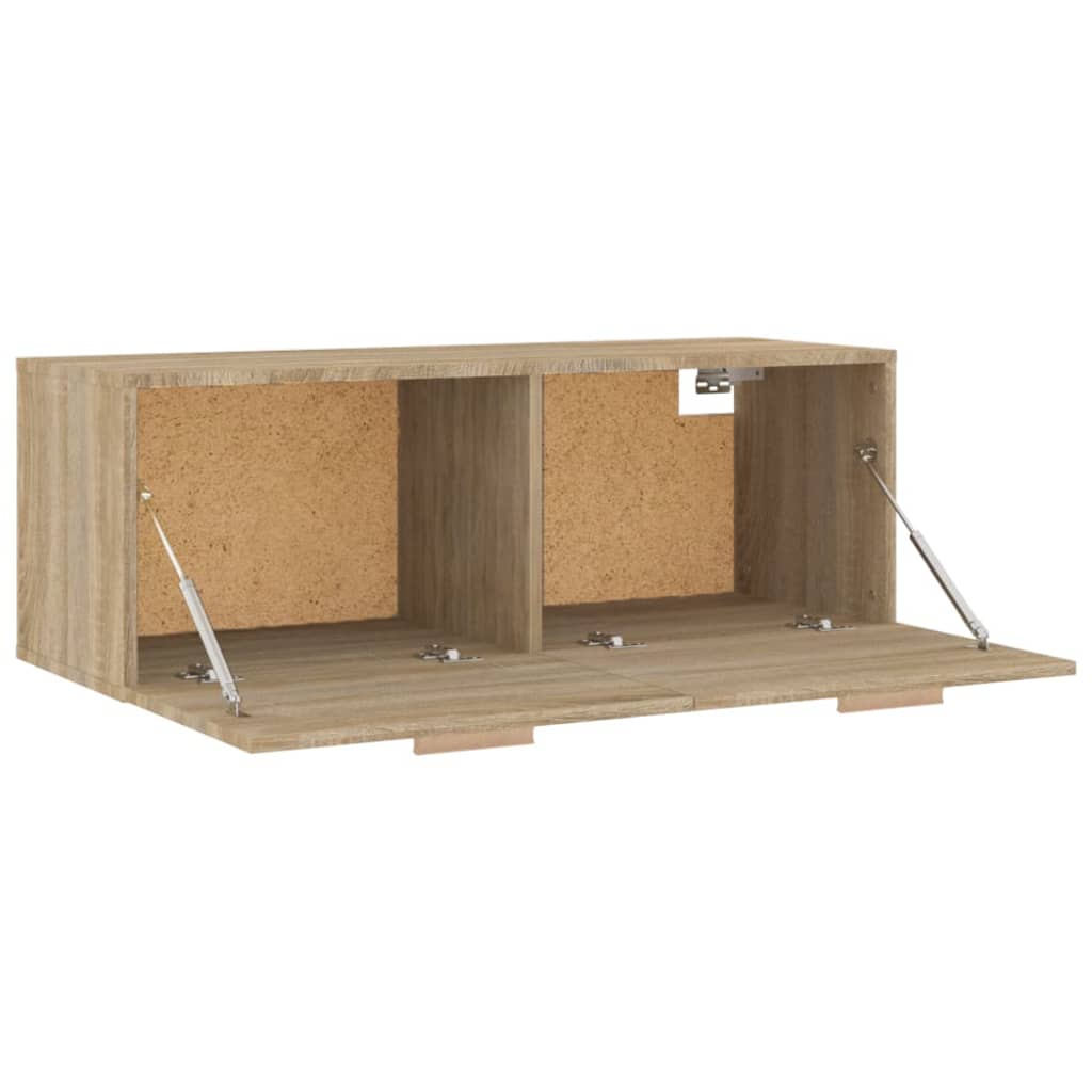Wandschrank Sonoma-Eiche 100x36,5x35 cm Holzwerkstoff