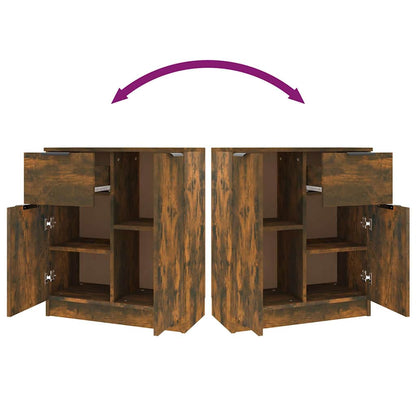 Sideboard Räuchereiche 60x30x70 cm Holzwerkstoff
