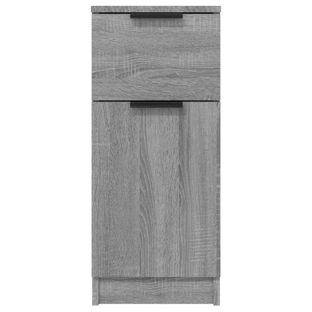 Sideboards 2 Stk. Grau Sonoma 30x30x70 cm Holzwerkstoff