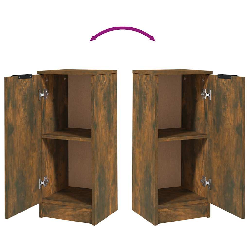 Sideboard Räuchereiche 30x30x70 cm Holzwerkstoff