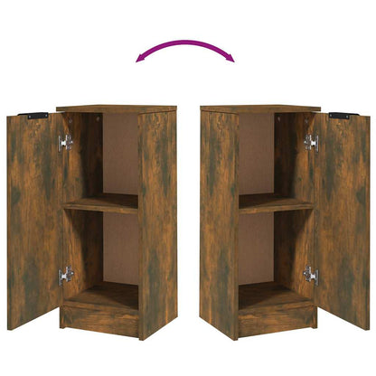 Sideboard Räuchereiche 30x30x70 cm Holzwerkstoff