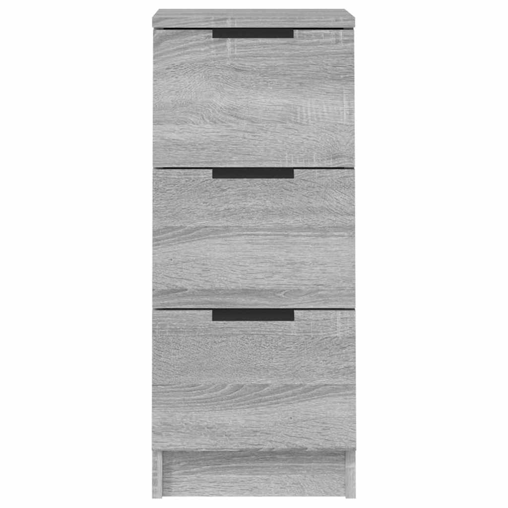 Sideboards 2 Stk. Grau Sonoma 30x30x70 cm Holzwerkstoff