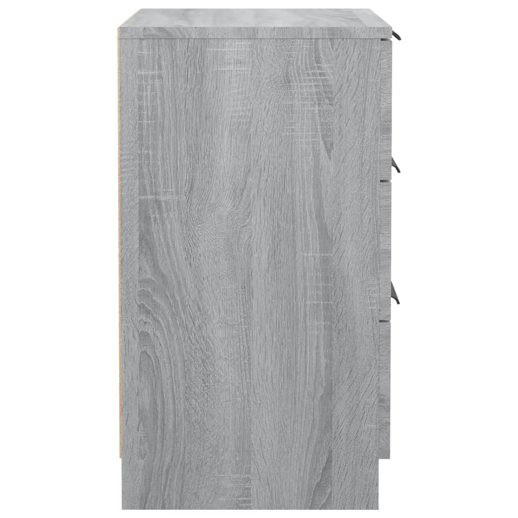 Table de chevet Gris Sonoma 40x36x65 cm