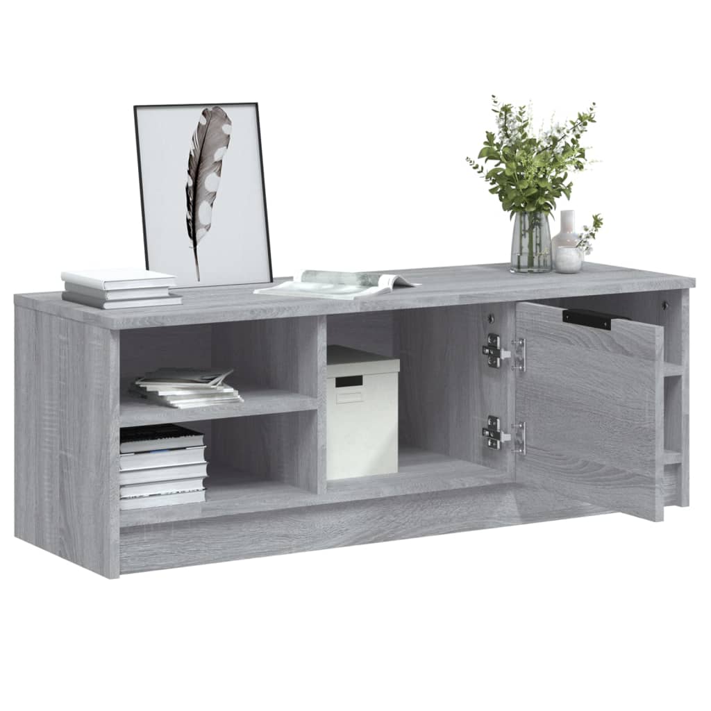 TV-Schrank Grau Sonoma 102x35,5x36,5 cm Holzwerkstoff