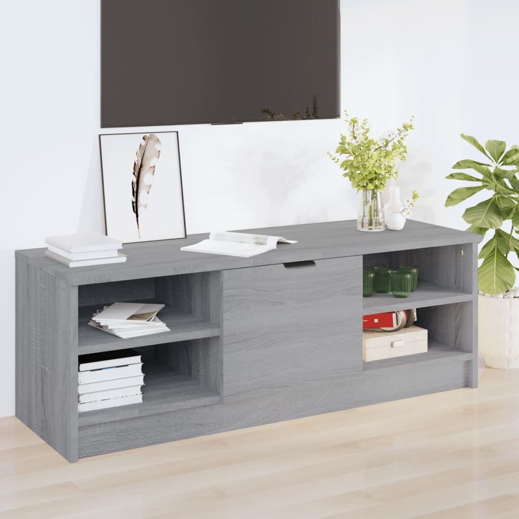 TV-Schrank Grau Sonoma 102x35,5x36,5 cm Holzwerkstoff