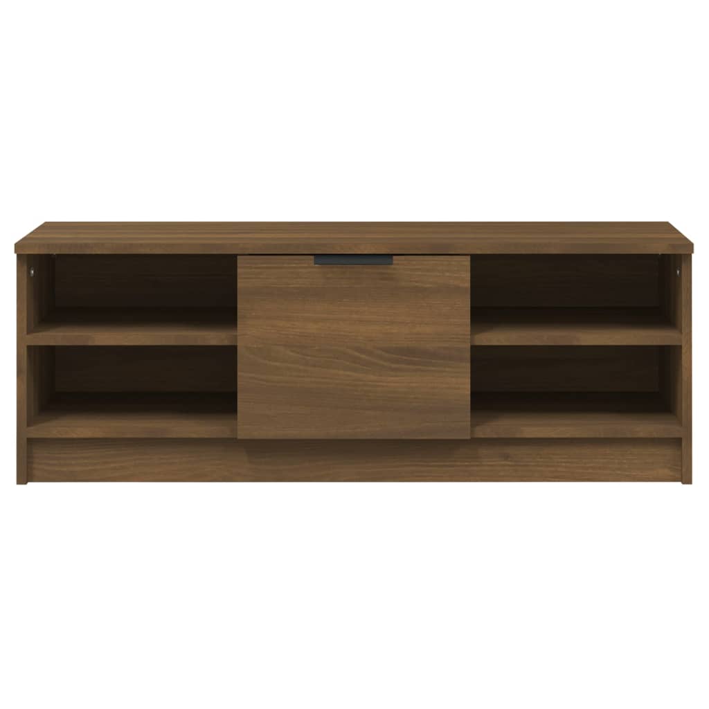 TV-Schrank Braun Eichen-Optik 102x35,5x36,5 cm Holzwerkstoff