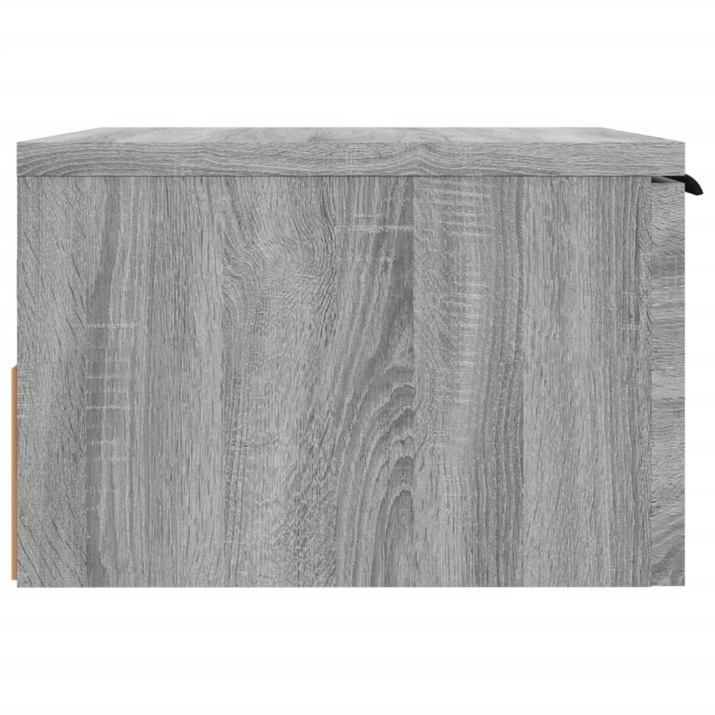 Tables de chevet murales 2 pcs. Gris Sonoma 34x30x20 cm