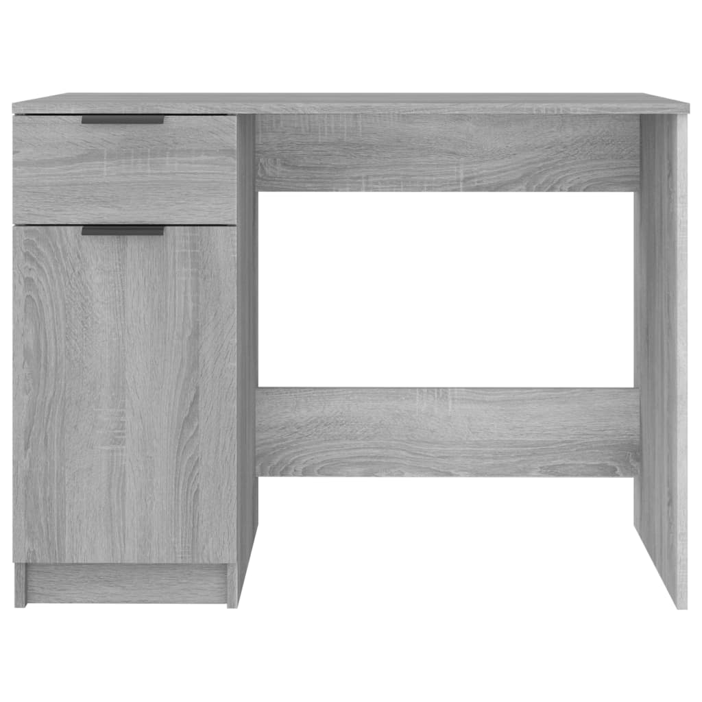 Bureau Sonoma gris 100x50x75 cm matériau bois